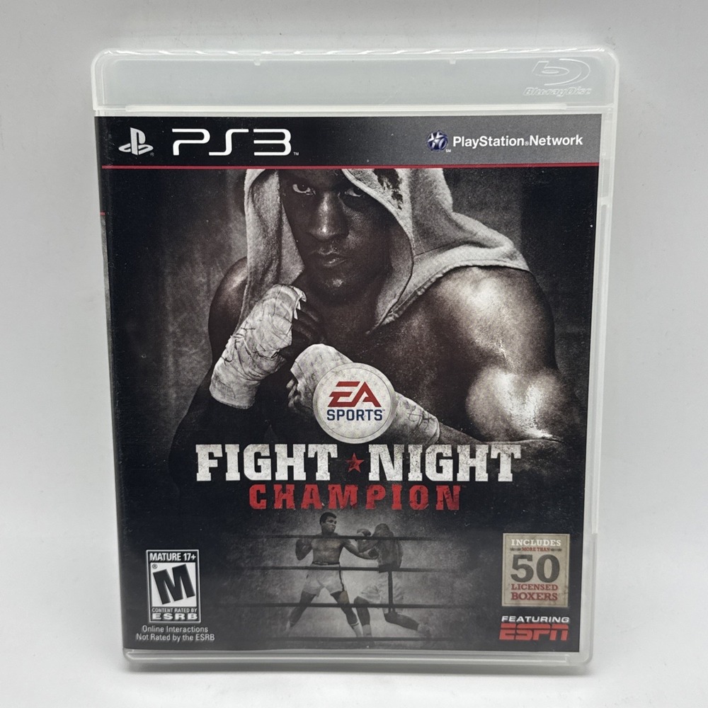 Fight Night Champion Sony PlayStation 3 PS3 Sports Boxing Game EA Sports CIB